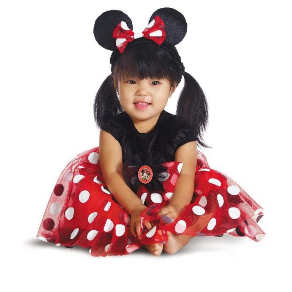 Mickey Mouse & Friends Disney Red Minnie Mouse Infant Costume 6-12 months